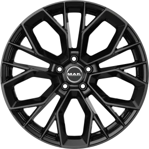 Mak Wheels – STILO-D – Black – 20″x9.5″ 22mm – All weather Wheels – F9520TPGB22WSX